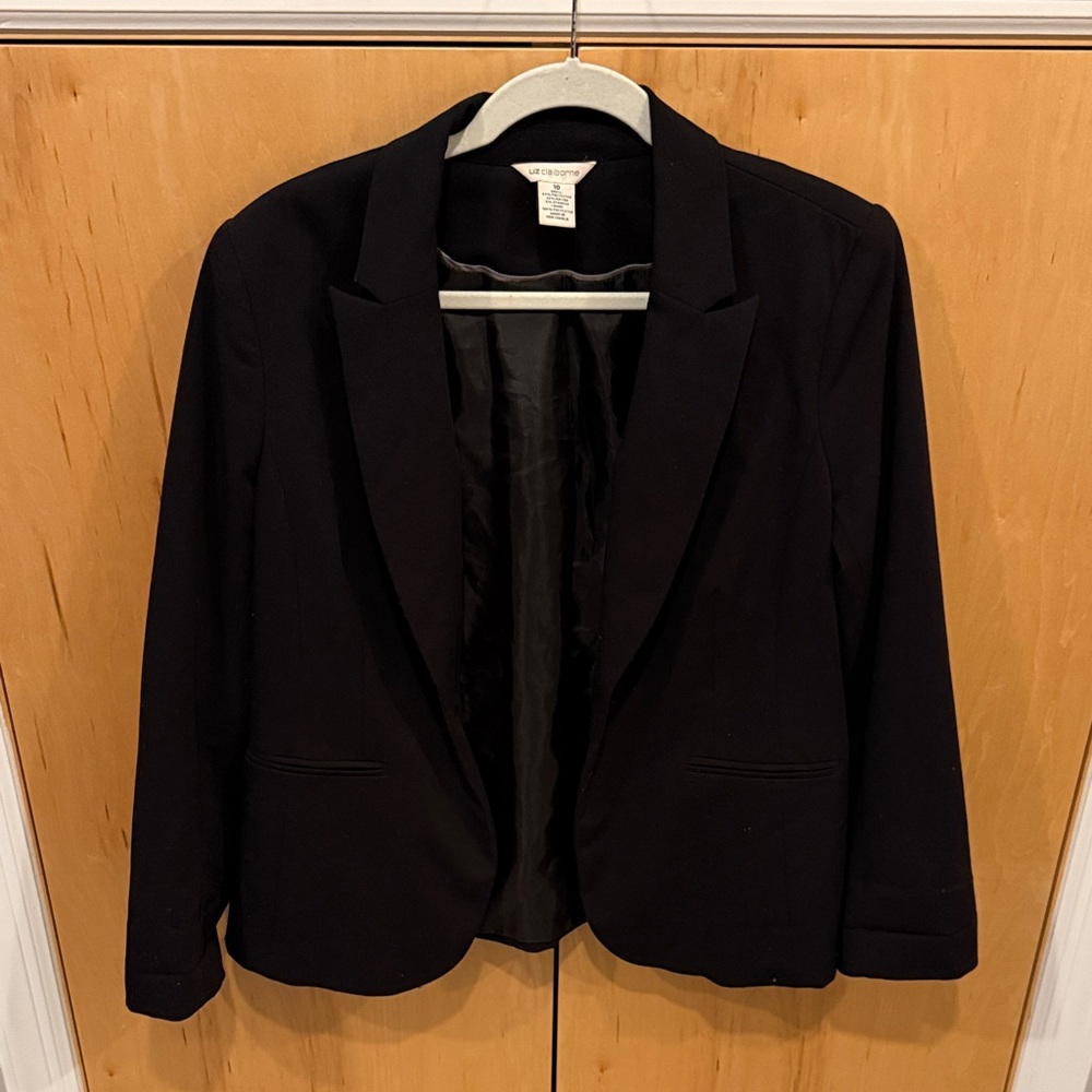 Liz Claiborne Elegant Black Blazer